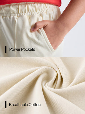 Girls Cotton Joggers