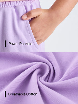 Girls Cotton Joggers