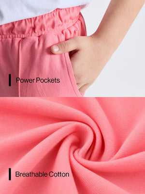 Girls Cotton Joggers