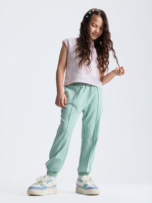 Girls Cotton Joggers