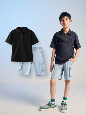 2-Pack Polo Tee & Cargo Shorts