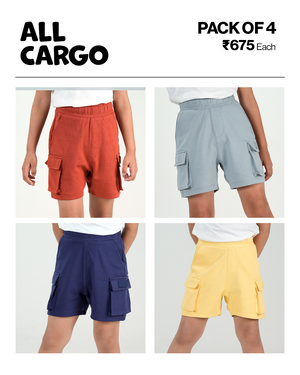 4-Pack All Day Cargo Shorts