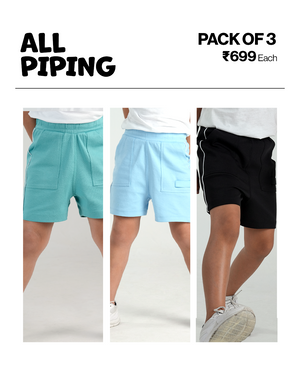 3-Pack Free Flo Shorts