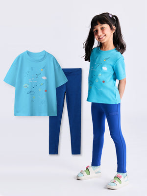 Graphic Top & All Day Leggings Set