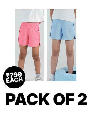 2-Pack All Day Cotton Shorts