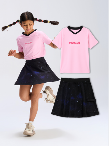 2-Pack Active Pink Tshirt & Active Skorts