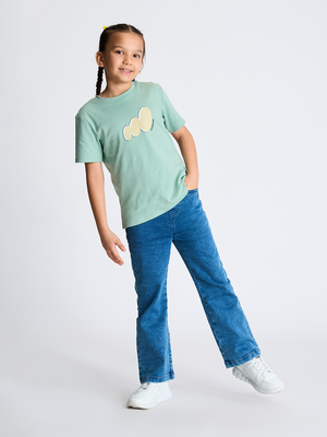 Play-Stretch Flared Denims