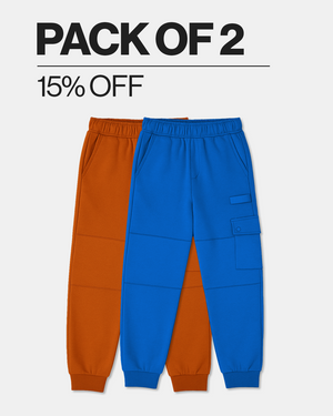 2-Pack Cotton Rich Cargo Joggers