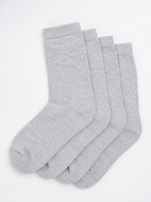 2-Pairs (4 units) Cotton Socks - Calf Length