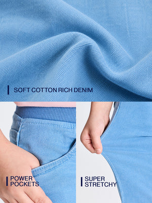 Play-Stretch Flared Jeans