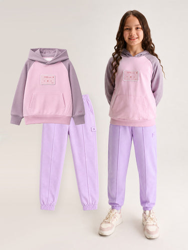 Everyday Hoodie & Girls Cotton Jogger Set