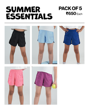 5-Pack All Day Cotton Shorts