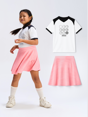 2-Pack Active White Tshirt & Active Skorts