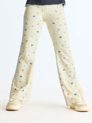 Everyday Ribbed Top & Flared Leggings Lite Set