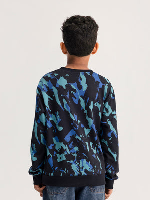 Patterned Sweatshirt