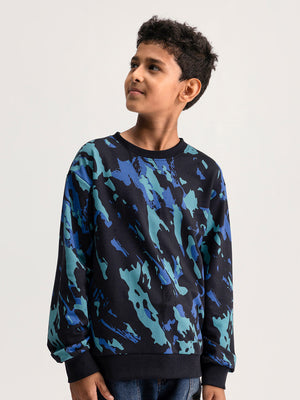 Patterned Sweatshirt
