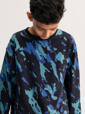 Patterned Sweatshirt