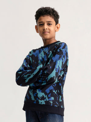 Patterned Sweatshirt