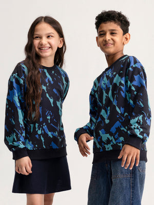Patterned Sweatshirt