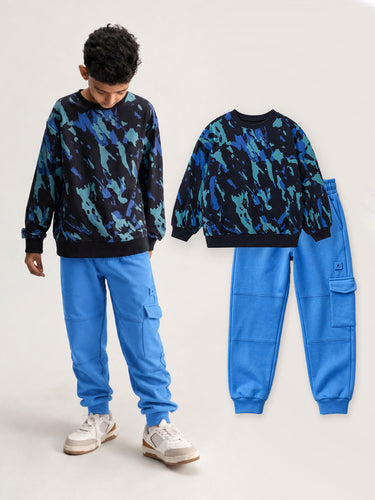 Sweatshirt & Cool Cargo Jogger Set