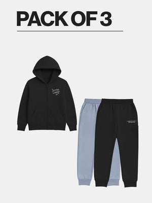 1 Winter Hoodie & 2 Joggers Set