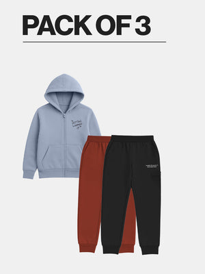 1 Winter Hoodie & 2 Joggers Set