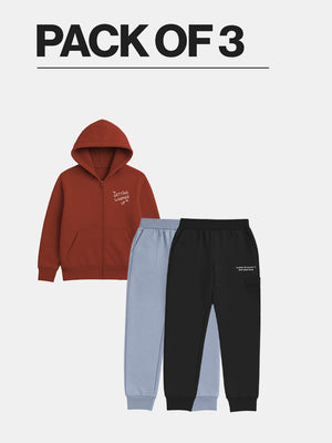 1 Winter Hoodie & 2 Joggers Set