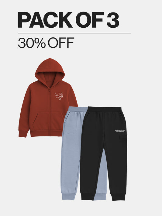 1 Winter Hoodie & 2 Joggers Set