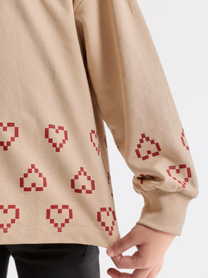 Girls Printed Sweatshirt