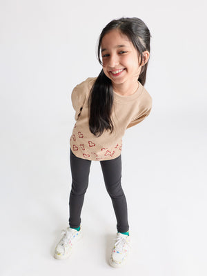 Girls Printed Sweatshirt
