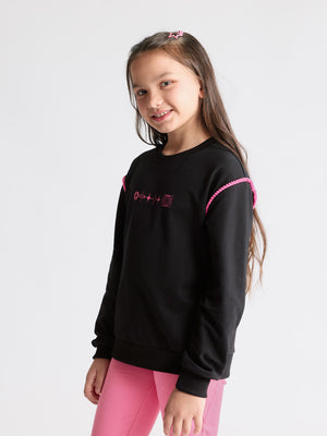 Girls Printed Sweatshirt