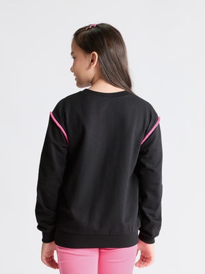 Girls Printed Sweatshirt