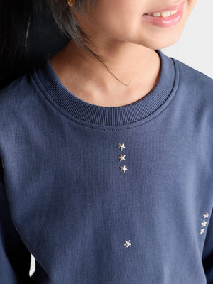 Girls Printed Sweatshirt