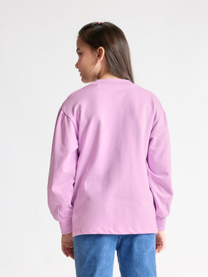 Girls Printed Sweatshirt