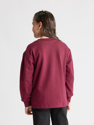 Girls Printed Sweatshirt