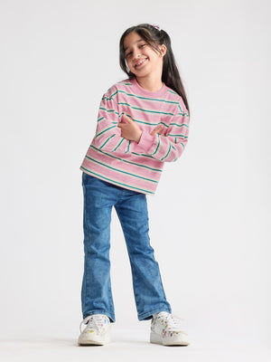 Girls Printed Sweatshirt