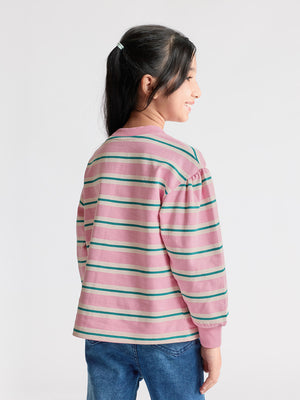 Girls Printed Sweatshirt