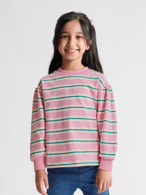 Girls Printed Sweatshirt