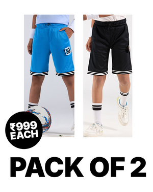 2-Pack Sports Ribbed Shorts