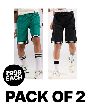 2-Pack Sports Ribbed Shorts